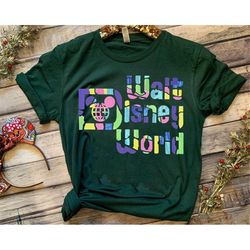 Retro Colorful Walt Disney World Shirt / Disney Park T-shirt / Magic Kingdom Tee / Disneyland Family Vacation Trip Match