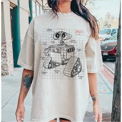 vintage wall-e rsketch art t-shirt, wall-e graphic t-shirt, wall-e shirt, disney world shirt, gifts idea