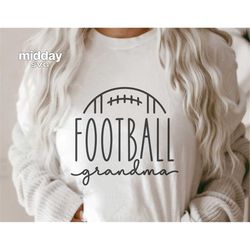 football grandma svg, png dxf eps ai, football grandma shirt png, design for tumbler, sweatshirt, cricut, silhouette, su