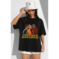 bee gees unisex shirt bee gees, bee, disco, gees, the bee gees, vintage, maurice gibb, bee gees band, pop, 70s, the bee