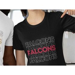 atlanta football falcons t-shirt atlanta football team basketball team high school mascot