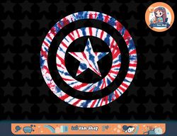 Marvel Captain America Tye Dye Shield Symbol T-Shirt copy png