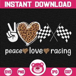 peace love racing png, peace love racing sublimation digital, leopard racing png, black glitter, dirt track racing png,