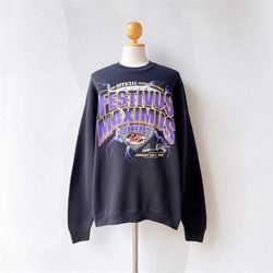 vintage festivus maximus shirt baltimore ravens nfl sweatshirt (size xxl)