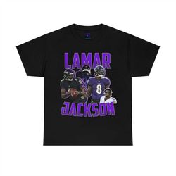 lamar jackson graphic tee