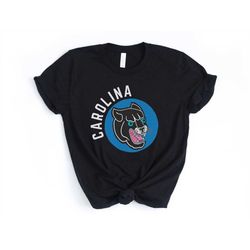 Carolina Panthers Football Tee for Women | Vintage Carolina Tee | Retro Cute Sports Shirt | Game Day Tee | Panthers Foot