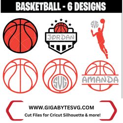 basketball jordan svg - american sport svg, png, dxf, eps files