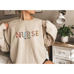 personalized nurse sweatshirt, gift for nurse, nurse sweatshirt, nurse graduation gift, nurse t-shirt,rn gift, rn sweats