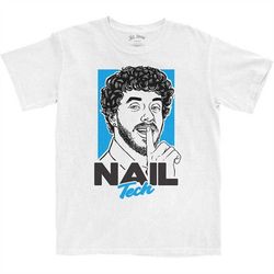 jack harlow unisex t-shirt: nail tech white