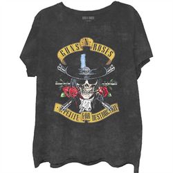 Guns N' Roses Unisex T-Shirt: Appetite Washed (Dip-Dye/Mineral Wash)