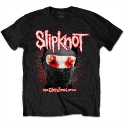 Slipknot Unisex T-Shirt: Chapeltown Rag Mask (Back Print)