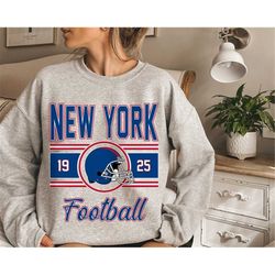 new york football crewneck sweatshirt, vintage new york football sweatshirt, new york football sweater, new york sweatsh