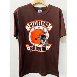 vintage 90s cleveland browns football shirt size m