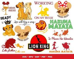 1000 files the lion king svg , digital download