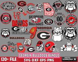 120 file georgia bulldogs bundle svg , ncaa svg, , digital download