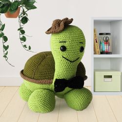 crochet pattern, turtle amigurumi, crochet animals, pdf patterns, handmade gift