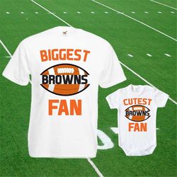 browns baby double browns fan shirt t-shirt customized bodysuit funny cleveland baby child boy clothing kid's shower top