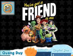 disney pixar toy story - you ve got a friend in me t-shirt copy png