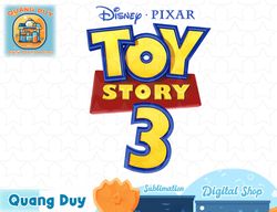 disney pixar toy story 3 original logo t-shirt copy png