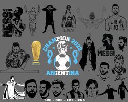 80 file lionel messi svg bundle, messi svg, lionel messi world cup 2022 svg, digital download