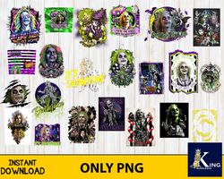 beetlejuice bundle 22 png, digital download