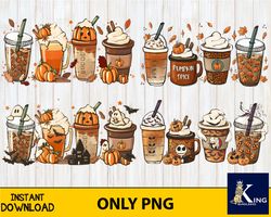 halloween coffee png 7 file, digital download