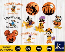 halloween disney svg, digital download