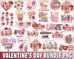 love , xo xo , car heart , coffee valentine day bundle png , digital download