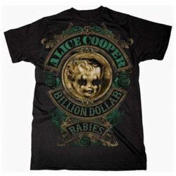 alice cooper unisex t-shirt: billion dollar baby crest