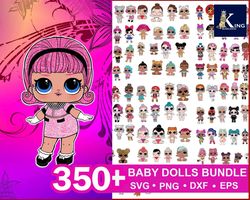 350 file baby dolls svg, digital download