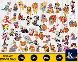 100 file disney halloween svg , digital download