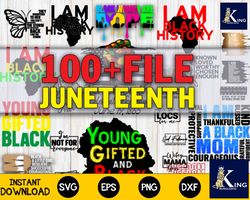 100 file juneteenth svg, afro bundle svg, digital download