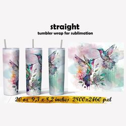 hummingbird tumbler , 20 oz sublimation, tumbler sublimation