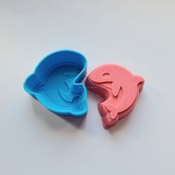 orca bath bomb mold stl file for 3d printing