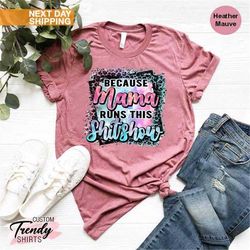 Mom Life Shirt, Leopard Mom Shirt, Mother's Day Shirt, Leopard Tie Dye Shirt, Shirt For Mom, Funny Mama Shirt, Gift for