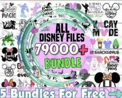 79.000 file disney bundle svg , bundle disney svg, , digital download