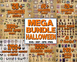 mega bundle halloween svg, bundle halloween svg, digital download