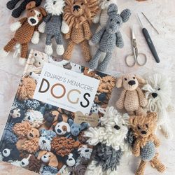 crochet pattern, bundle dogs, crochet pattern dog, amigurumi tutorial pdf in english, crochet puppy crochet pattern