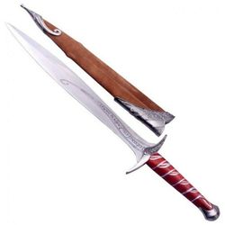 lord of the rings sting red lotr movie sword of frodo with scabbard