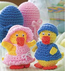 Ducklings hatched from eggs Crochet pattern - Stuffed Toy Amigurumi patterns Digital PDF