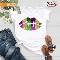 womens mardi gras shirt, mardi gras lips, mardi gras gifts, mardi gras party, fat tuesday shirt, mardi gras parade, lips