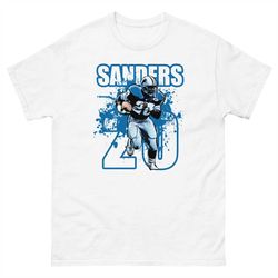 barry sanders tshirt - lions football tee