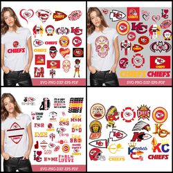 kansas city chiefs bundle svg, chiefs svg, chiefs logo svg, nfl svg