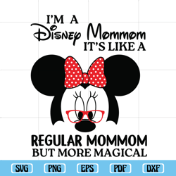 i'm a mommom, it's like a regular grandma but more magical svg, mother's day svg