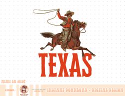 texas retro roping cowboy vintage graphic png