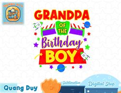 mens mens grandpa of the toy birthday story boy gift shirt t-shirt copy png