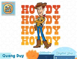 toy story - woody howdy t-shirt copy png