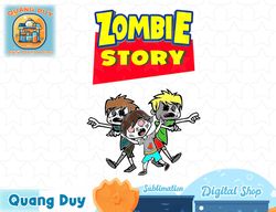 zombie story halloween zombies toy fun animated graphic t-shirt copy png
