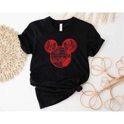 Star Wars Mickey Ears Shirt, Disney Star Wars Death Star Mickey Ears T-Shirt, Inspired Disney Shirt