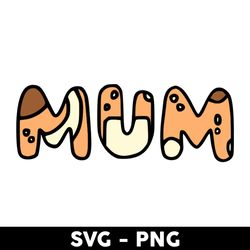 bluey mum svg, bluey chilli svg, bluey svg, bluey dog svg, cartoon svg - digital file